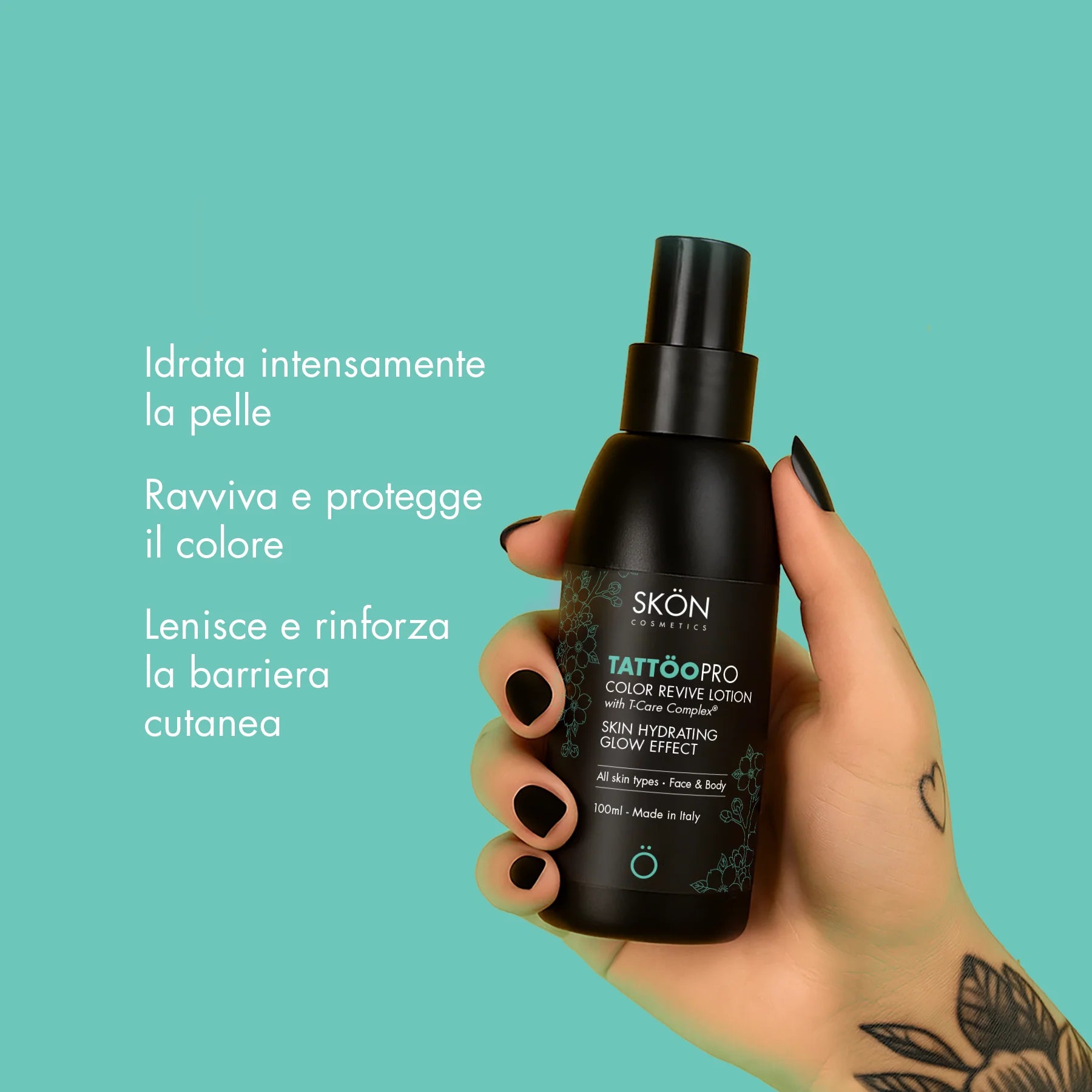 Lozione idratante ravvivante del colore