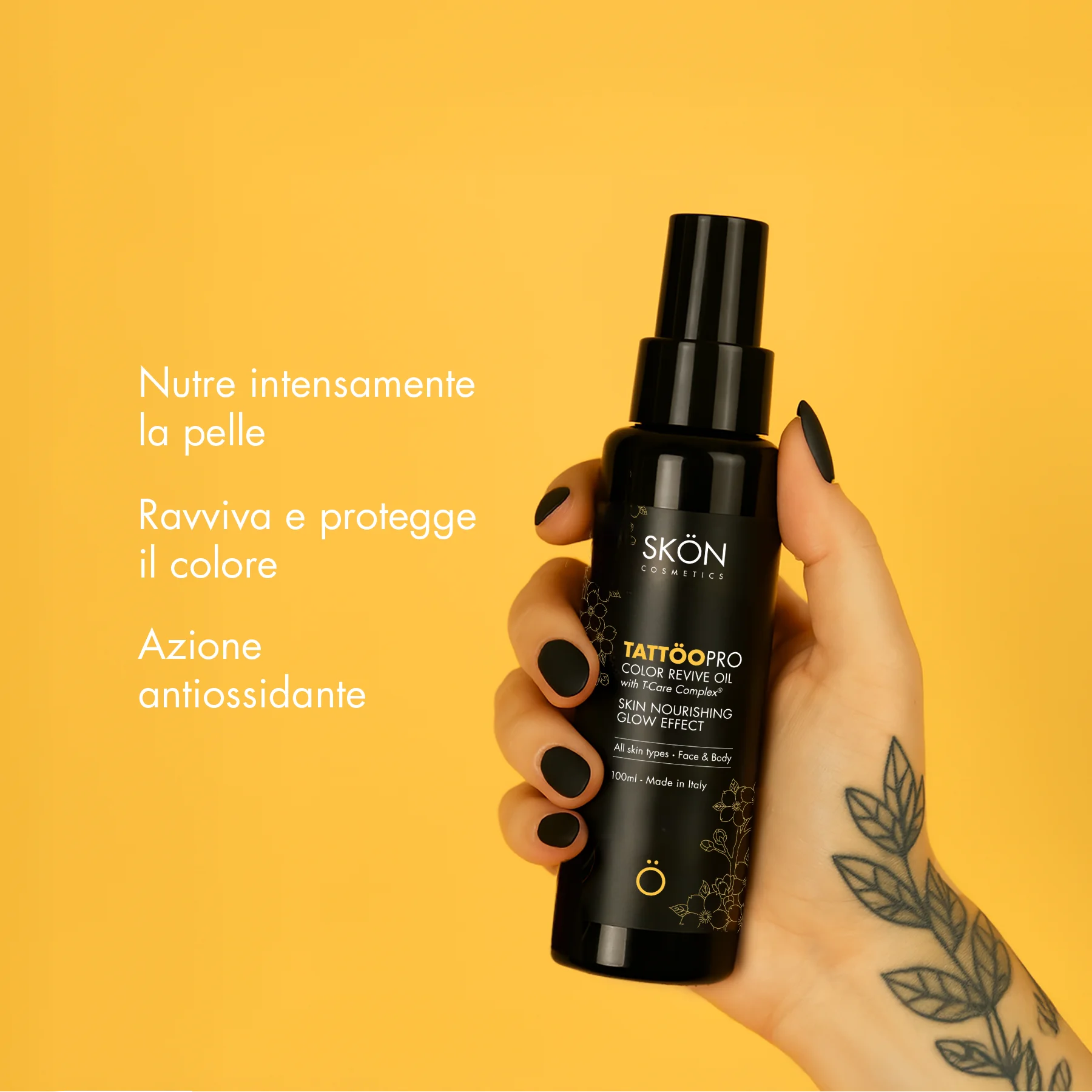 Olio nutriente ravvivante del colore