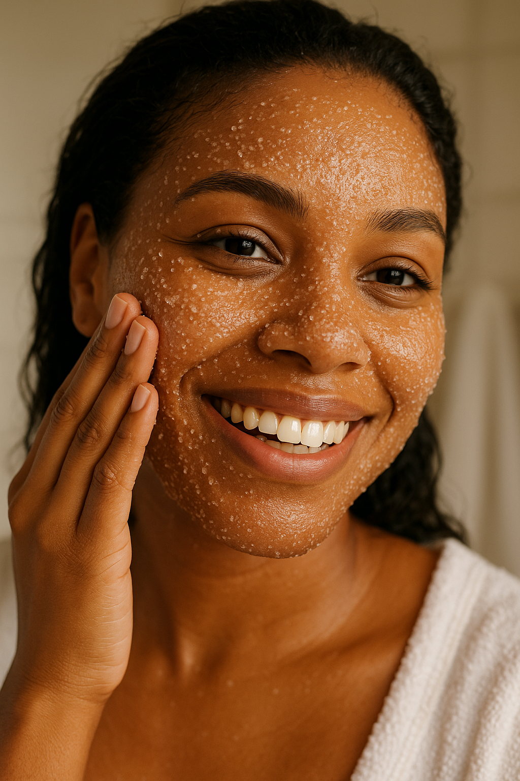 Come si fa l'esfoliazione della pelle del viso bene