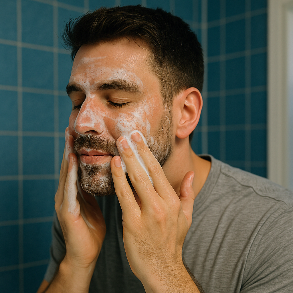 Pulizia del viso per uomo: come farla al meglio