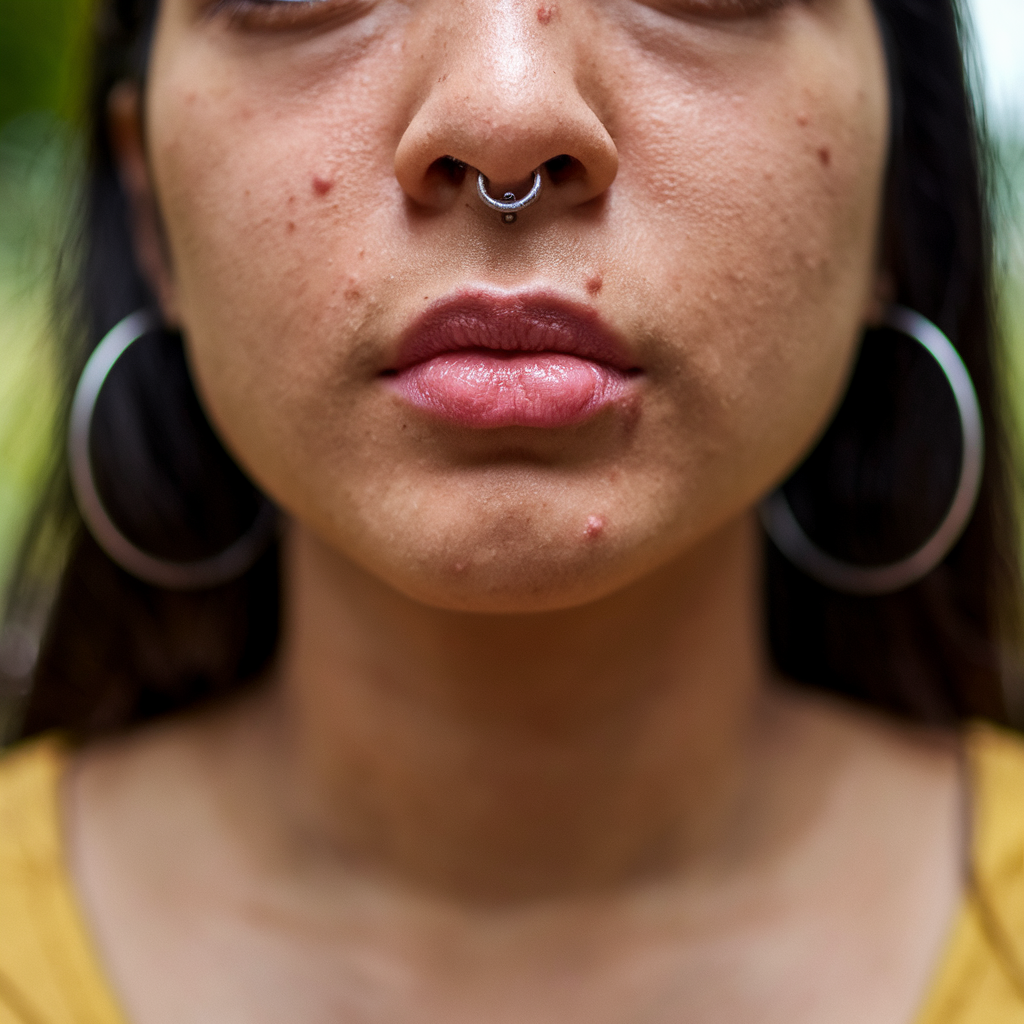 Brufoli sul mento: cause e come eliminarli