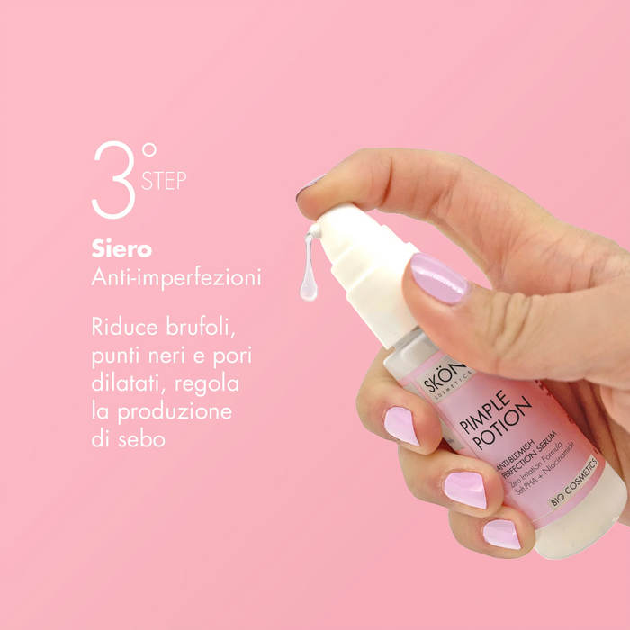 Routine completa anti-imperfezioni