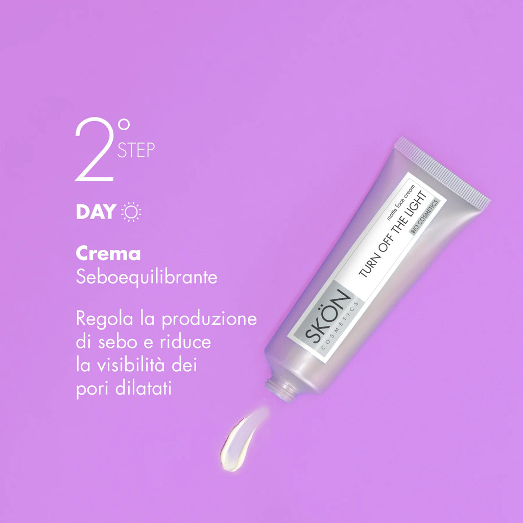 Routine anti-imperfezioni opacizzante