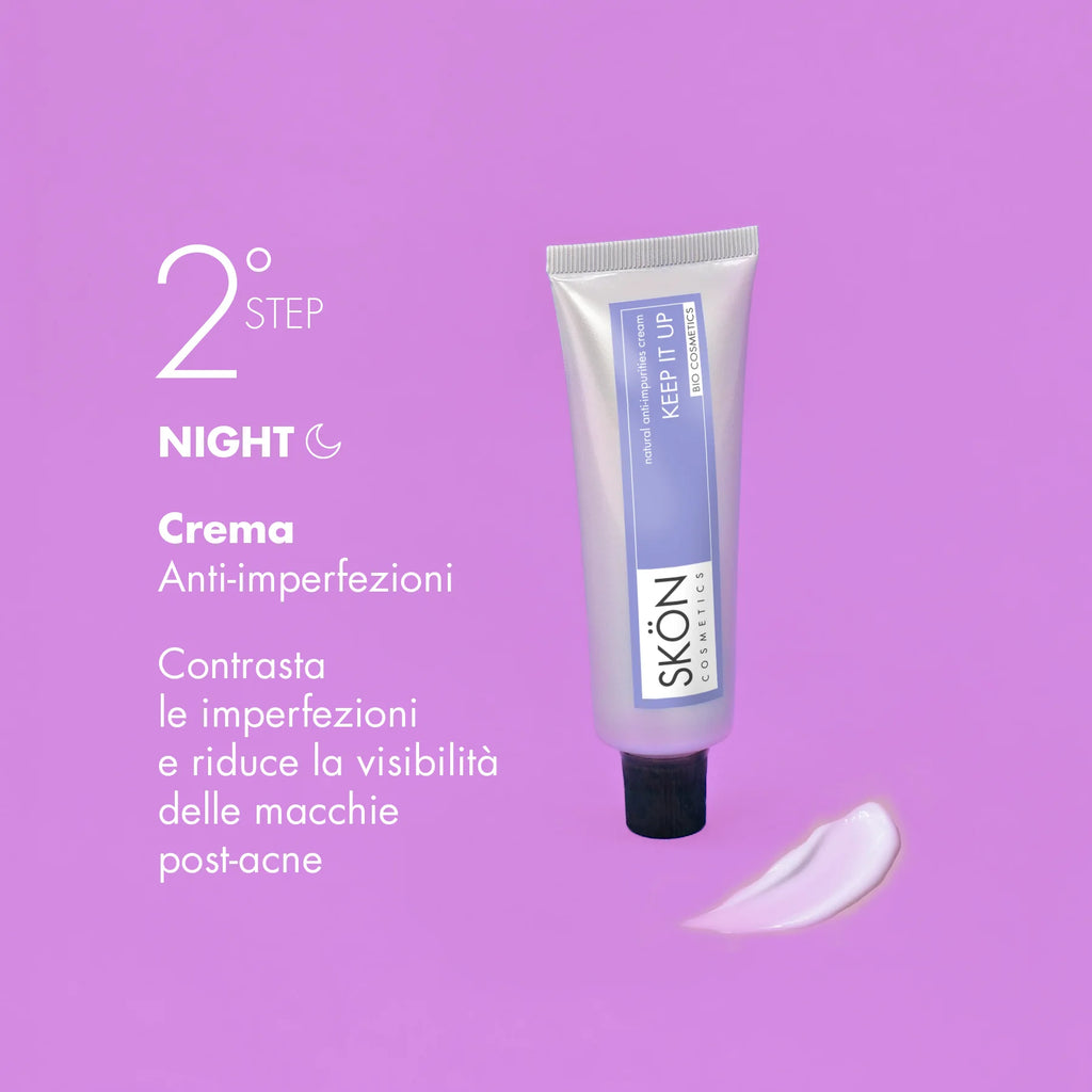 Routine anti-imperfezioni opacizzante