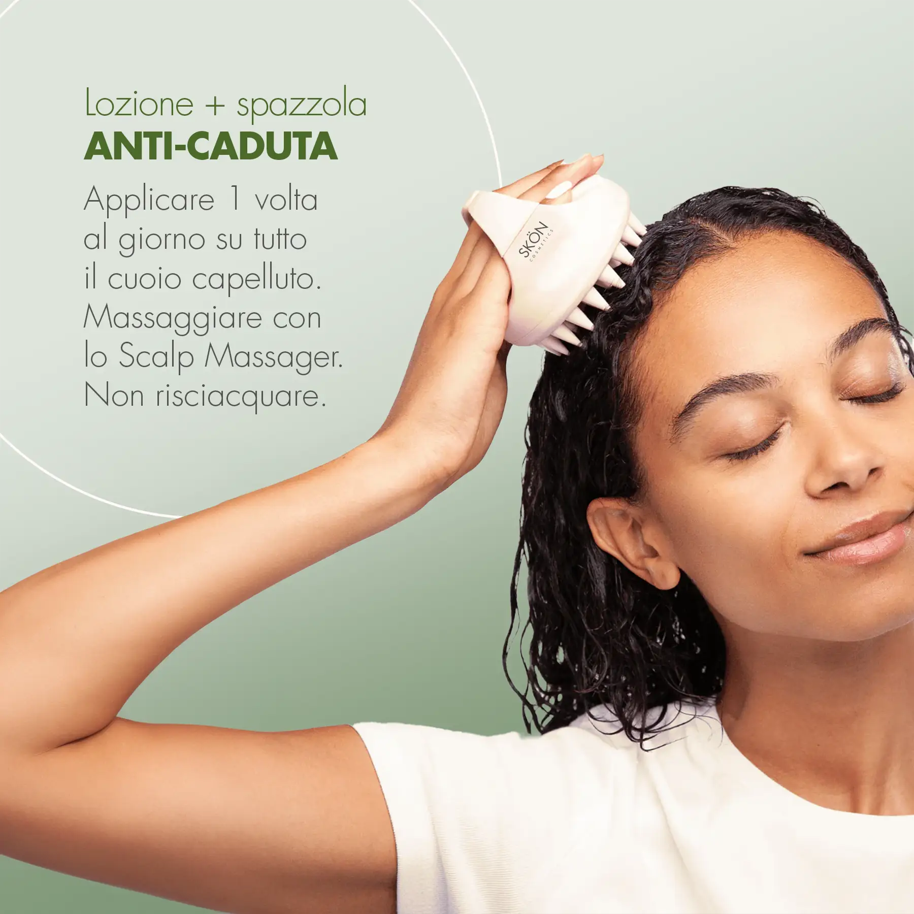 Lozione Anti-Caduta Growth Essence + Scalp Massager