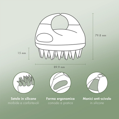 Spazzola Massaggiante per Cuoio Capelluto