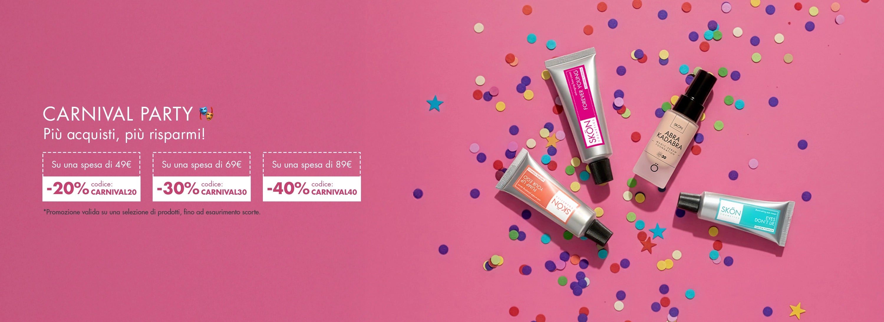 • CARNIVAL PARTY 🎭 promo banner