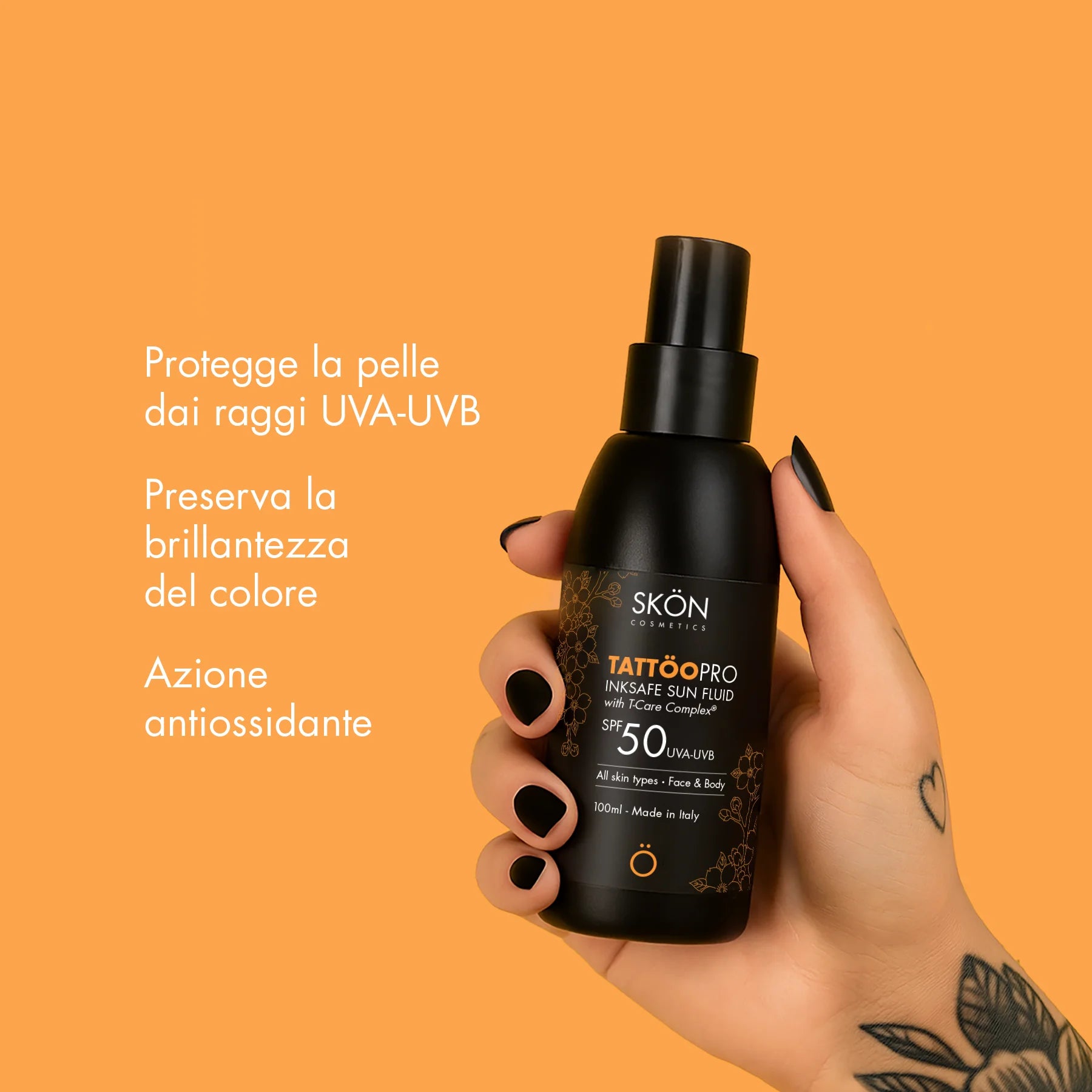 Fluido con alta protezione solare SPF50